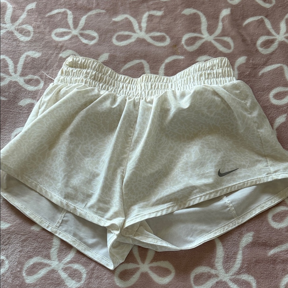 Nike Women's Cream Athletic Shorts
